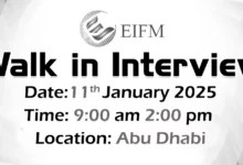 EIFM Walk in Interview in Abu Dhabi