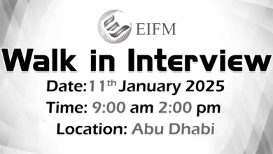 EIFM Walk in Interview in Abu Dhabi