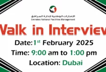 Emirates National FM Walk in Interview in Dubai