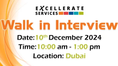 Excellerate Services Walk in Interview in Dubai