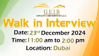 GEIB Loyalty Walk in Interview in Dubai