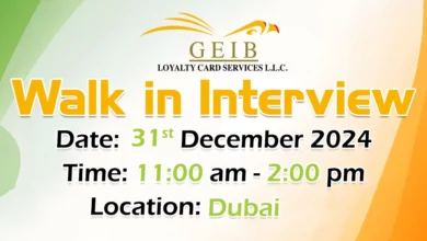 GEIB Loyalty Walk in Interview in Dubai