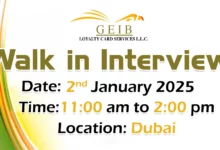 GEIB Loyalty Walk in Interview in Dubai