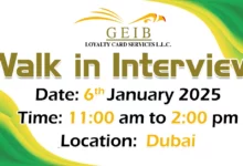 GEIB Loyalty Walk in Interview in Dubai