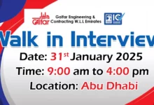 Galfar Engineering Walk in Interview in Abu Dhabi