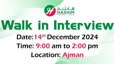 Hashim Group Walk in Interview in Ajman