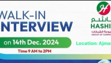 Hashim Group Walk in Interview in Ajman