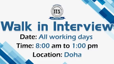 Ideal Indian School Walk in Interview in Doha