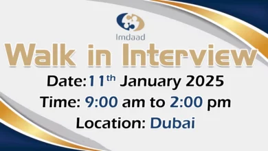 Imdaad Walk in Interview in Dubai