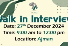 Injaaz FM Walk in Interview in Ajman