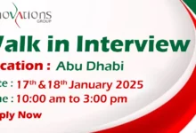 Innovations Group Walk in Interview in Abu Dhabi