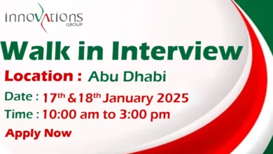 Innovations Group Walk in Interview in Abu Dhabi