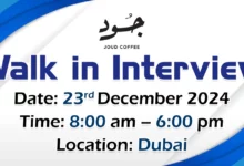 Joud Coffee Walk in Interview in Dubai