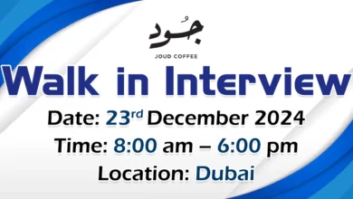 Joud Coffee Walk in Interview in Dubai