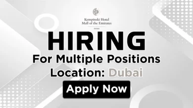 Kempinski Hotel Mall Recruitment in Dubai