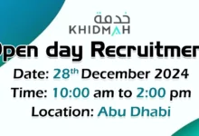 Khidmah Open Day Recruitment in Abu Dhabi