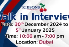 Kibsons Walk in Interview in Dubai