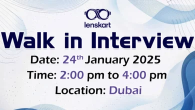 Lenskart Optical Walk in Interview in Dubai