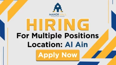 Manor Hall International School Recruitments in Al Ain