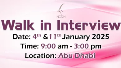 NCTH Catering Walk in Interview in Abu Dhabi