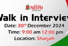 Nesto Hypermarket Walk in Interview in Sharjah