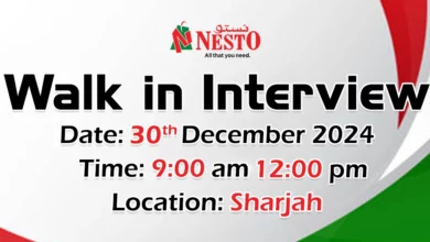 Nesto Hypermarket Walk in Interview in Sharjah