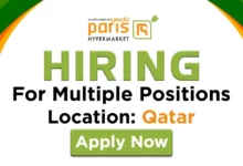 Paris Hypermarket Recruitments in Qatar