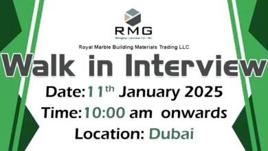 Royal Marble Walk in Interview in Dubai