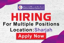 Sahara Medical Centre Recruitments in Sharjah