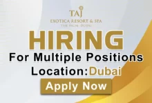 Taj Dubai Recruitments