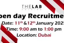 The Lab Holding Open Day Recruitment in Dubai