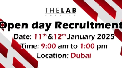 The Lab Holding Open Day Recruitment in Dubai