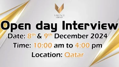 Valence Group Open Day Recruitment in Qatar