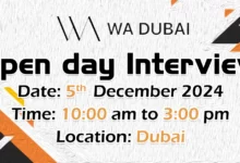 WA Dubai Open Day Recruitment