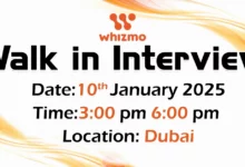 Whizmo Walk in Interview in Dubai