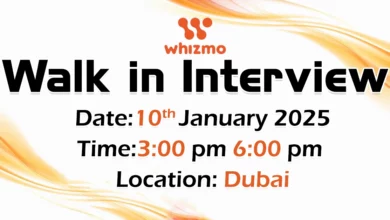 Whizmo Walk in Interview in Dubai