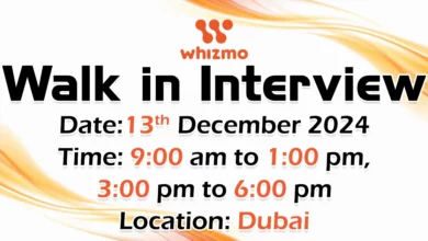 Whizmo Walk in Interview in Dubai