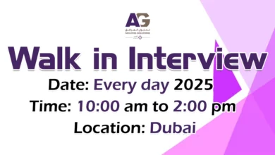 AG Facilities Walk in Interviews in Dubai