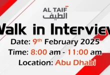 AL TAIF Walk in Interview in Abu Dhabi