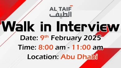 AL TAIF Walk in Interview in Abu Dhabi