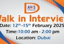 AWS Distribution Walk in Interview in Dubai