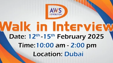 AWS Distribution Walk in Interview in Dubai