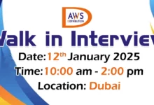 AWS Distribution Walk in Interview in Dubai