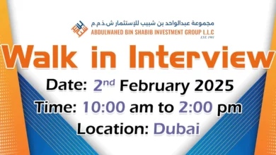 Abdulwahed Bin Shabib Walk in Interview in Dubai