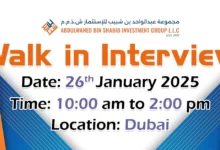 Abdulwahed Bin Shabib Walk in Interview in Dubai