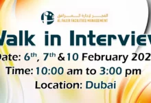 Al Fajer Facilities Walk in Interview in Dubai