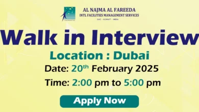 Al Najma Al Fareeda Walk in Interview in Dubai