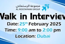 Al Rostamani Group Walk in Interview in Dubai