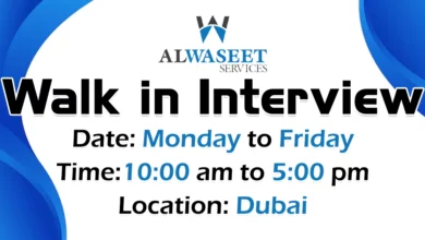 Al Waseet Services Walk in Interview in Dubai