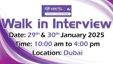 Arktel Technologies Walk in Interview in Dubai